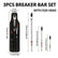3PCS Steel Breaker Bar Set DIY & Home Tools