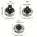 3Pcs Knurled Handle Ratchet Socket Adapter Set Automotive Tools