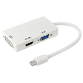 3-in-1 Mini Displayport DP to VGA HDMI DVI Adapter AV Adapters