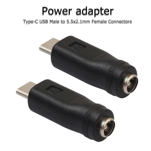 Type-C USB Male to DC5.5x2.1mm Female Converter Power supply/Charger