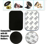 2Pcs Metal Pad Plate with 3M Sticky for Car Glass Air Vent MAGNETIC Phone Holder Car Accessories