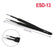 Stainless Steel Tweezer Set 6Pcs ESD Anti-Static Tweezers Kit GS11 DIY & Home Tools