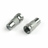 1Pc F-Type Male Plug to AV RCA Female AV Adaptor T20 TV Accessories