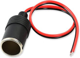 Car Charger Power Cigarette Lighter Female Socket W/ Cable Plug Adapter KS14 Car Accessories