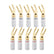 10pcs Y U Type Banana Connectors Speaker Cable Audio Wire Plug Screw Lock Fork AV adapters