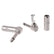 6.35 Mono Male L 90 Degree DIY Connector for Speaker Patch Cable AV Adapters