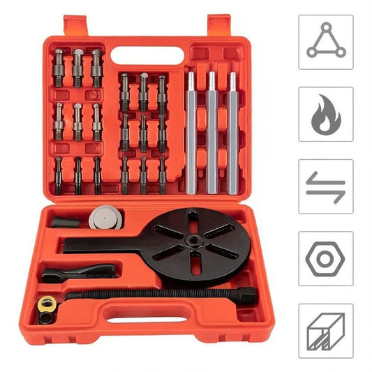 Flywheel Pulley Puller Tool Kit Heavy Duty Crankshaft Pulley Removal 3-Jaw Set