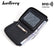 Men's Slim RFID Wallet Stylish Short Bifold Coin Purse with Zipper Colorblock Home Essentials
