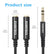 EverTech 6.35mm TRS Male to Dual 6.35mm Female Y Splitter Cable 30cm Black Audio AV Cables
