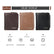 Baellerry Men's Short Wallet Trifold Slim PU Leather w/ Zipper Coin Card Pocket Home Essentials