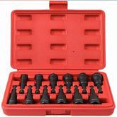 Magnetic Nut Driver 12Pcs Set Metric Imperial Socket Drill Bit Adaptor 1/4" Hex DIY & Home Tools
