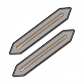 1 Pair of 100LED Turning indicator Taillight Brake Light Amber Red Car Accessories
