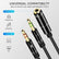 3.5mm Aux 2 Male to 1 Female Y Splitter Cable Adapter for Headphone Mobile Accessories