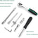 46/53PCS Deep Socket and Metric Wrench 1/4" Set DIY & Home Tools