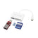 3 in 1 Type-C to USB2.0 & SD Micro SD Memory Card Reader FS27 PC Accessories