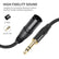 Balanced 6.35mm Stereo TRS to XLR Male Microphone Lead AV Cables 0.3M to 10M AV Cables