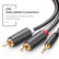 3.5mm Male To 2 RCA Aux Y 1M 3M 10M 20M AV Cables