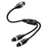 40cm 4Pin Video Splitter Cable for Bus Truck Reversing Rear Camera Car Accessories