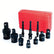 Impact Swivel Socket & Reducer 10PCS Set CR-MO Steel 1/4 3/8 1/2 Hex Kit W/Case DIY & Home Tools