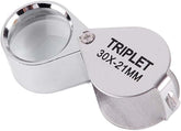 30x21mm Triplet Jewelers Eye Loupe Magnifier Magnifying Glass QS132 DIY & Home Tools
