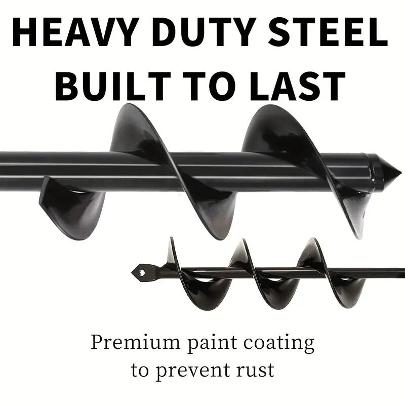 Garden Planting Drill Bit Earth Planter Post Hole Auger Digger 8x30cm or 8x60cm DIY & Home Tools
