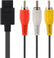 AV Audio Video TV RCA Cable Cord for Nintendo 64 NGC SFC SNES Game Console AV Cables