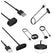 USB Charger Cable For Fitbit Inspire 1 2 3 Inspire HR Ace 2 Ace 3 Black 0.3m 1m Mobile Accessories