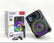 Portable Bluetooth Party Speaker W/ wired Microphone Party Effects