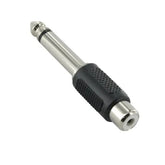 6.35mm 1/4" Mono Male To 1 RCA Female Adapter M08 AV Adapters