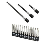 3pcs Magnetic Quick Release Extension Rods and 13PCS Screwdriver Bit DIY & Home Tools