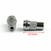 1Pc F-Type Male Plug to AV RCA Female AV Adaptor T20 TV Accessories