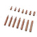 40pcs Impact S2 Bit Socket Set with 3/8" & 1/2" Adapter Torx Hex for Power Tools DIY & Home Tools
