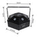 8 Eyes Wheels LED RGB Stage Light DMX512 Party Effects