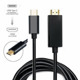 2 Meter Type-C to HDMI Cable USB-C 4K For Samsung Mac laptop Phone AV Cables