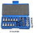 34Pcs 3/8" 1/4" Drive Star Hex Bit E-Torx Socket Set Automotive Tools