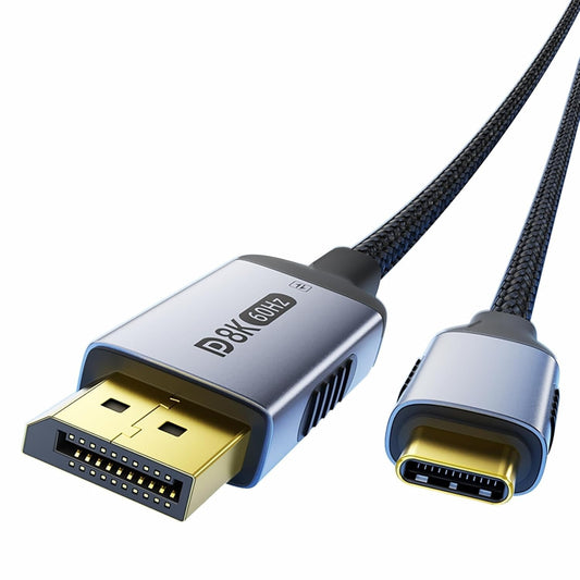 2m USB-C to DisplayPort 1.4 Cable 8K@60Hz Bidirectional DP to USB-C Thunderbolt Type-c To DP