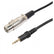 3M XLR Female to 3.5mm Male Microphone Lead BS09 AV Cable