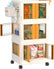 3 Tier Rolling Cart Utility Cart w/ Handle & Wheel Home Essentials