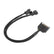 27cm SATA 15Pin to 2/3/4 Way 3 Pin/4 Pin For PC Fan PC Accessories