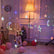 Warm White Solar Moon and Stars Xmas lights 3.5M Long Party Effects