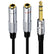 6.35mm 1/4 Inch TRS Stereo To Dual 1/4 Inch Female TRS Y Splitter AV Adapters