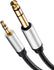 EVERTECH 3.5mm to 6.35mm Stereo 6.5mm 1/4 inch Amplifier Guitar Fabric AV Cables
