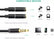 AUX 3.5mm 1M to 2F Splitter Cable for Headphone Microphone AV adapters