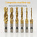 HSS Metric Tap Drill Bit 6pcs Set M3 to M10 Size DIY & Home Tools