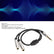 6.35mm 1/4 Inch TRS Stereo To Dual 1/4 Inch Female TRS Y Splitter AV Adapters