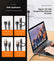 PD 60W Charging 4 In 1 3A Micro USB & Type-C 8pin Braided Data Cable Mobile Accessories