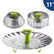 Foldable Stainless-Steel Large Size 28cm Steamer Basket W/ Handle 7.1" to 11" Home Essentials