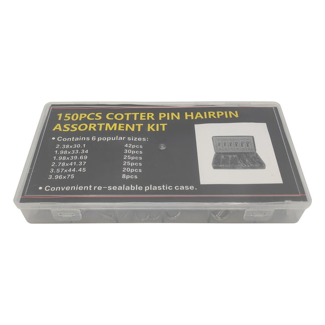Cotter Pin Assortment 150Pcs Set Grab Split Fixings Securing Lock Pin ...