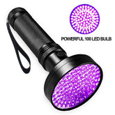 100 LED UV Torch Blacklight Black Outdoor Gear