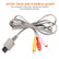 Audio Video RCA AV Cable TV Cord for Nintendo Wii/Wii U/Wii mini Console 1.8m AV Cables